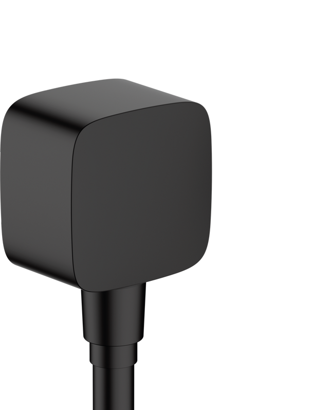 Hansgrohe Fixfit Wall Outlet With Non-return Valve - Matt Black - 26457670