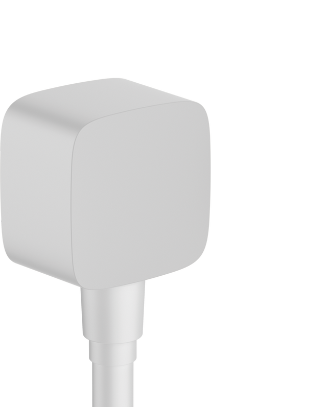Hansgrohe Fixfit Wall Outlet With Non-return Valve - Matt White - 26457700