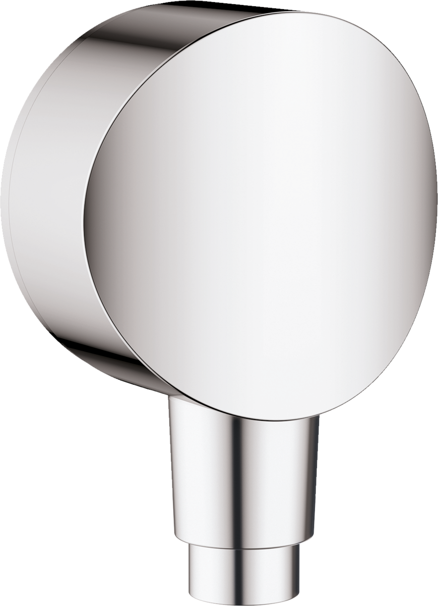 Hansgrohe FixFit Wall Outlet S With Non-return Valve And Synthetic Joint - Chrome - 26453000