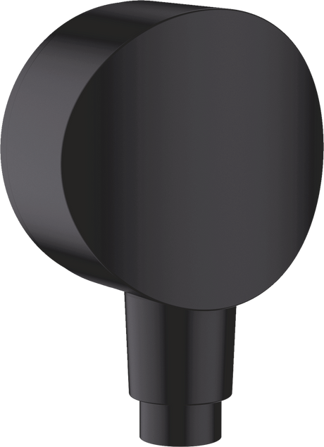 Hansgrohe FixFit Wall Outlet S With Non-return Valve And Synthetic Joint - Matt Black - 26453670