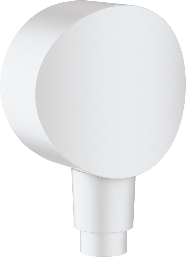 Hansgrohe FixFit Wall Outlet S With Non-return Valve And Synthetic Joint - Matt White - 26453700