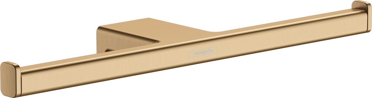 Hansgrohe AddStoris Double Roll Holder - Brushed Bronze - 41748140