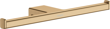 Hansgrohe AddStoris Double Roll Holder - Brushed Bronze - 41748140