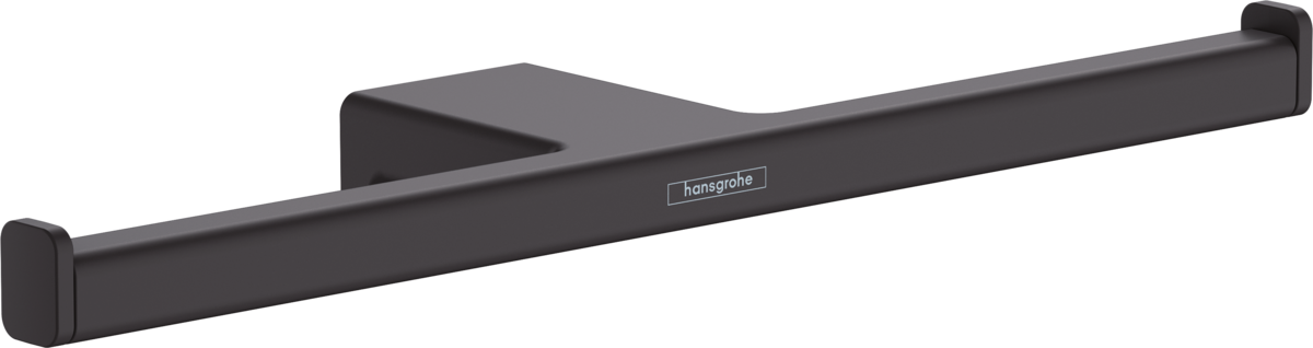 Hansgrohe AddStoris Double Roll Holder - Matt Black - 41748670