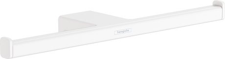 Hansgrohe AddStoris Double Roll Holder - Matt White - 41748700