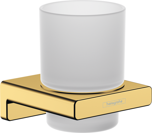 Hansgrohe AddStoris ToothBrush Tumbler - Polished Gold Optic - 41749990