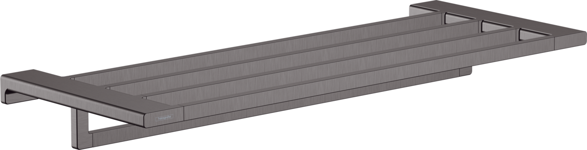 Hansgrohe AddStoris Towel Rack with Towel Holder - Brushed Black Chrome - 41751340