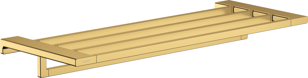 Hansgrohe AddStoris Towel Rack with Towel Holder - Polished Gold Optic - 41751990