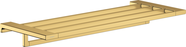 Hansgrohe AddStoris Towel Rack with Towel Holder - Polished Gold Optic - 41751990