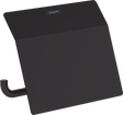Hansgrohe Addstoris Roll Holder With Cover - Matt Black - 41753670