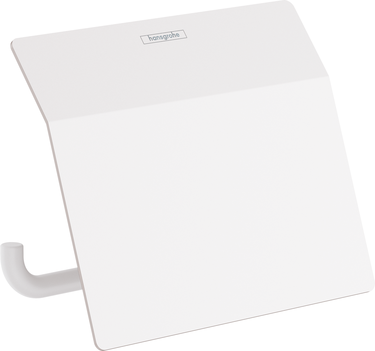 Hansgrohe Addstoris Roll Holder With Cover - Matt White - 41753700