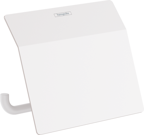 Hansgrohe Addstoris Roll Holder With Cover - Matt White - 41753700