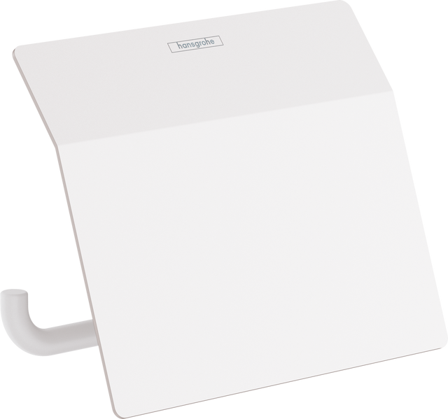 Hansgrohe Addstoris Roll Holder With Cover - Matt White - 41753700