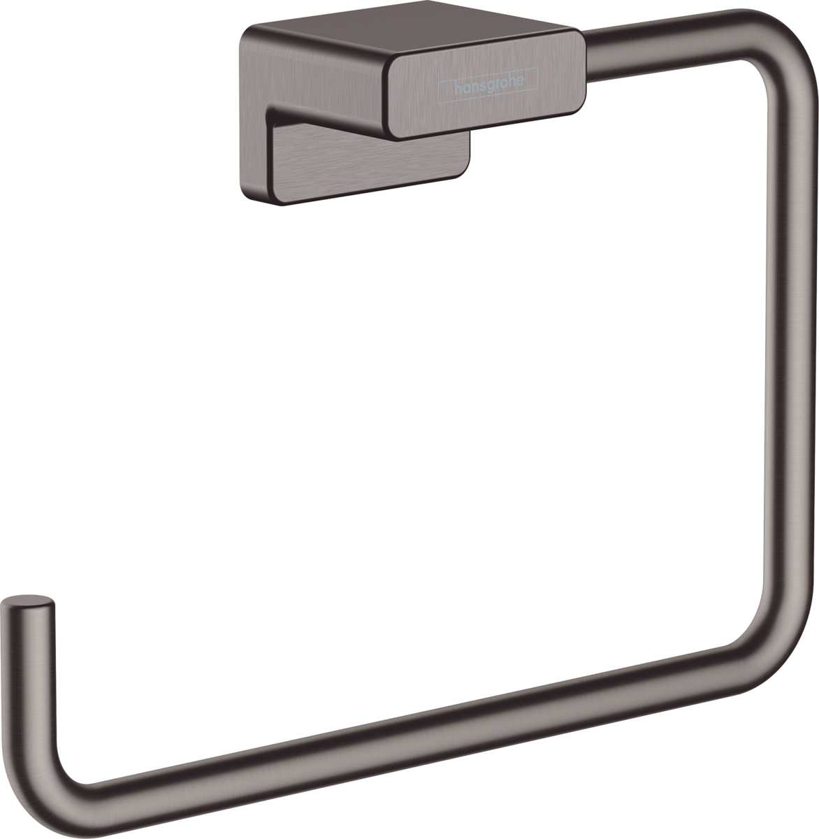 Hansgrohe Addstoris Towel Ring - Brushed Black Chrome - 41754340