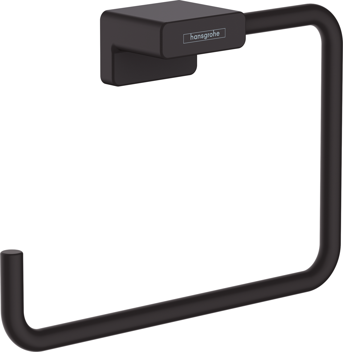 Hansgrohe Addstoris Towel Ring - Matt Black - 41754670