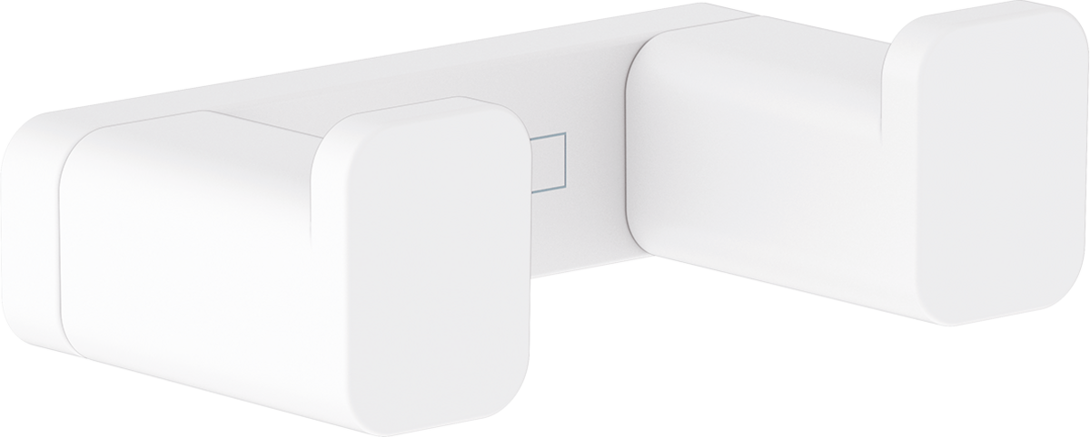 Hansgrohe Addstoris Towel Hook Double - Matt White - 41755700