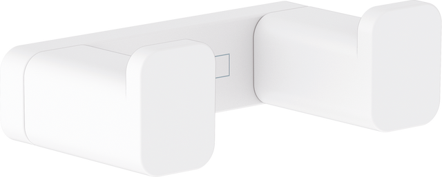 Hansgrohe Addstoris Towel Hook Double - Matt White - 41755700