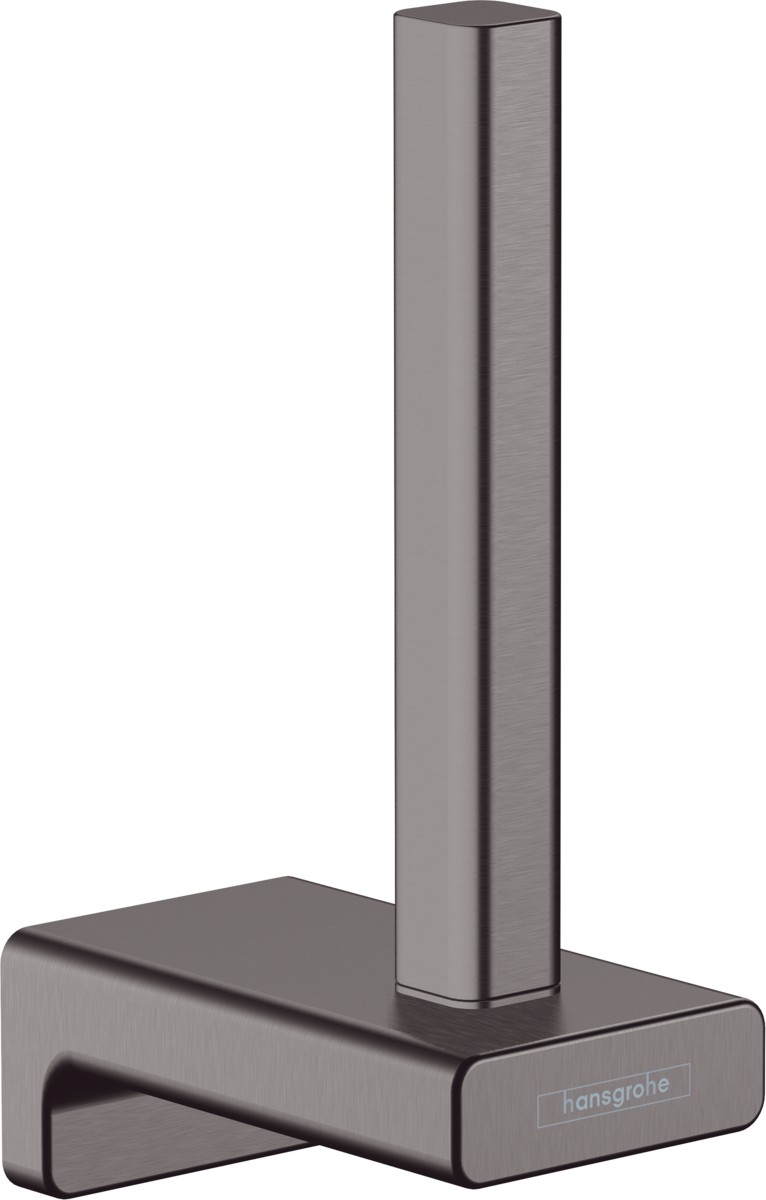 Hansgrohe AddStoris Spare Roll Holder - Brushed Black Chrome - 41756340