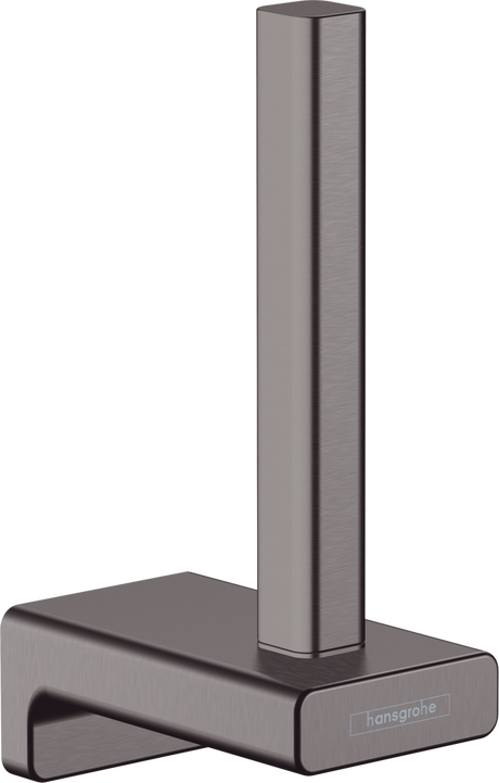 Hansgrohe AddStoris Spare Roll Holder - Brushed Black Chrome - 41756340