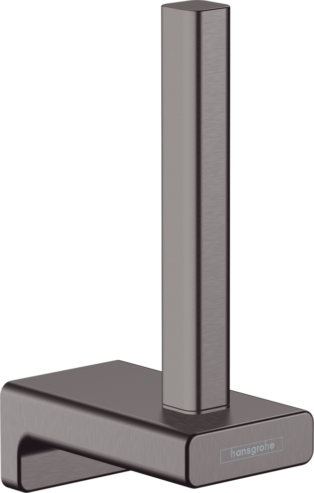 Hansgrohe AddStoris Spare Roll Holder - Brushed Black Chrome - 41756340