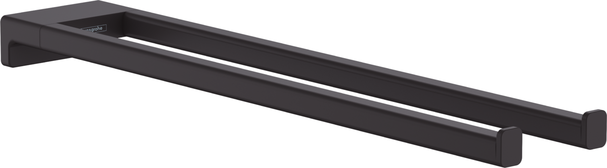 Hansgrohe AddStoris Twin-Handle Towel Holder - Matt Black - 41770670