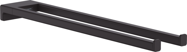 Hansgrohe AddStoris Twin-Handle Towel Holder - Matt Black - 41770670
