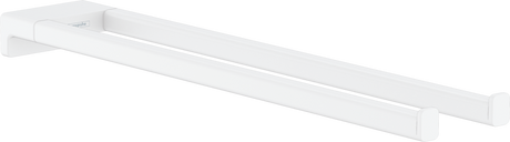 Hansgrohe AddStoris Twin-Handle Towel Holder - Matt White - 41770700