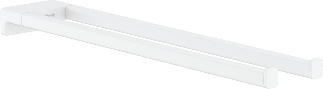 Hansgrohe AddStoris Twin-Handle Towel Holder - Matt White - 41770700