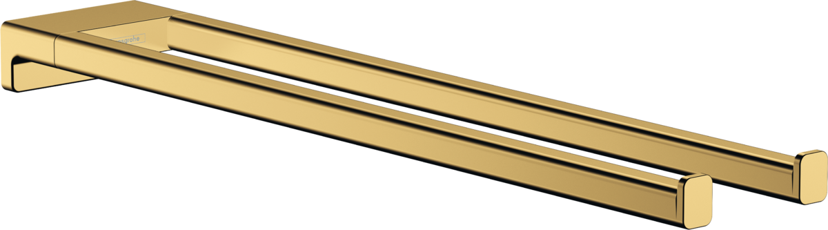Hansgrohe AddStoris Twin-Handle Towel Holder - Polished Gold Optic - 41770990