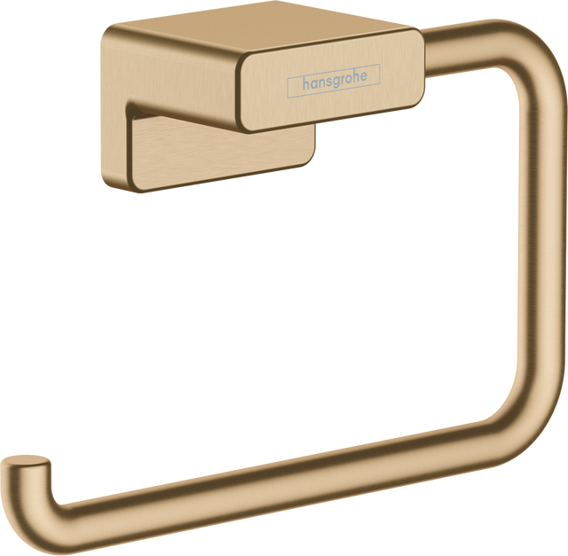 Hansgrohe AddStoris Roll Holder without Cover - Brushed Bronze - 41771140