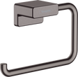 Hansgrohe AddStoris Roll Holder without Cover - Brushed Black Chrome - 41771340