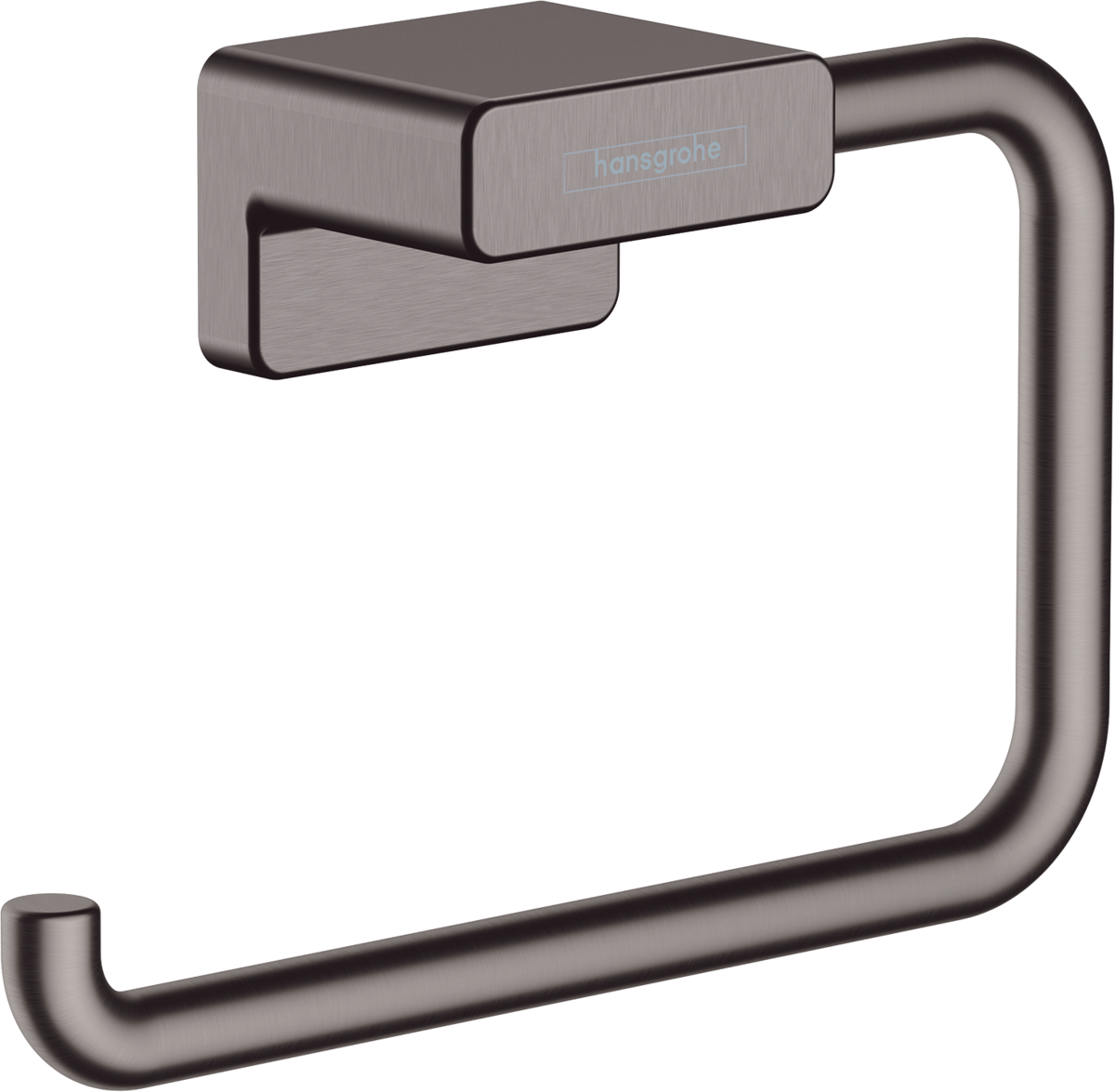 Hansgrohe AddStoris Roll Holder without Cover - Brushed Black Chrome - 41771340