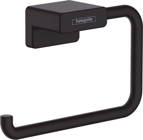 Hansgrohe AddStoris Roll Holder without Cover - Matt Black - 41771670