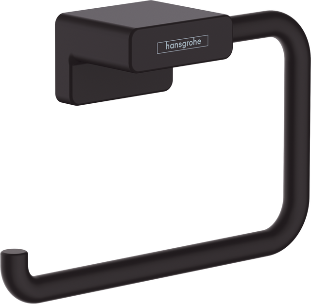 Hansgrohe AddStoris Roll Holder without Cover - Matt Black - 41771670