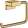Hansgrohe AddStoris Roll Holder without Cover - Polished Gold Optic - 41771990