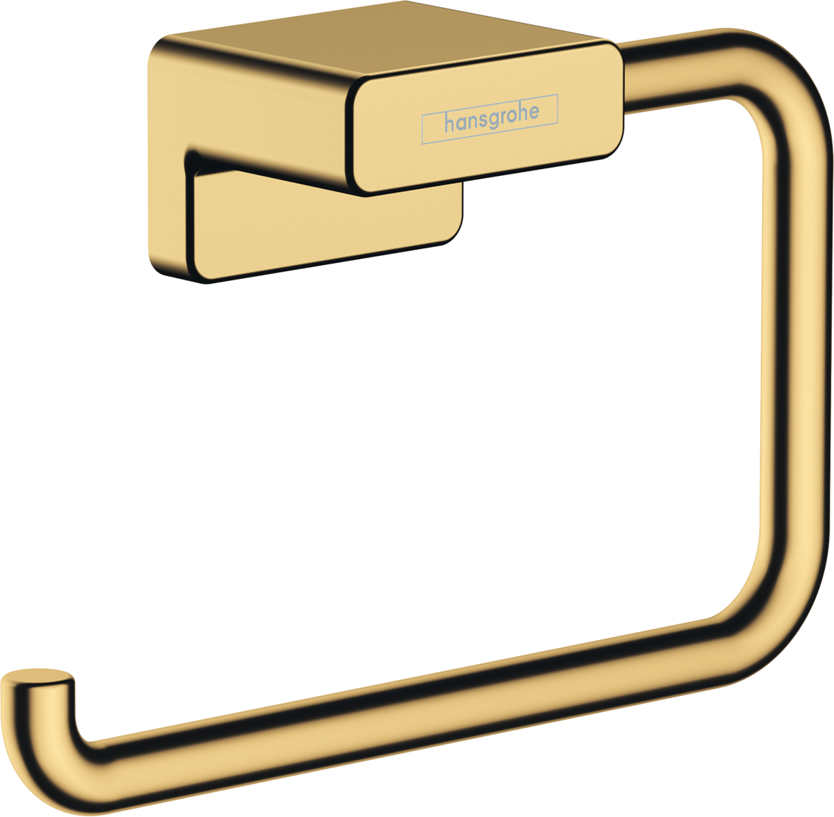 Hansgrohe AddStoris Roll Holder without Cover - Polished Gold Optic - 41771990