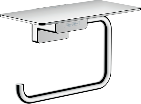 Hansgrohe Addstoris Roll Holder with Shelf - Chrome -  41772000
