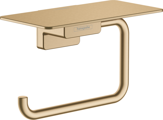 Hansgrohe Addstoris Roll Holder with Shelf - Brushed Bronze -  41772140
