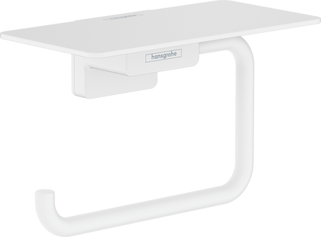 Hansgrohe Addstoris Roll Holder with Shelf - Matt White -  41772700