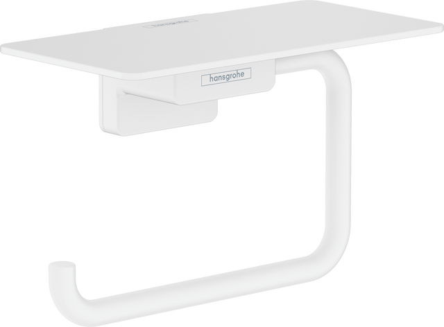 Hansgrohe Addstoris Roll Holder with Shelf - Matt White -  41772700