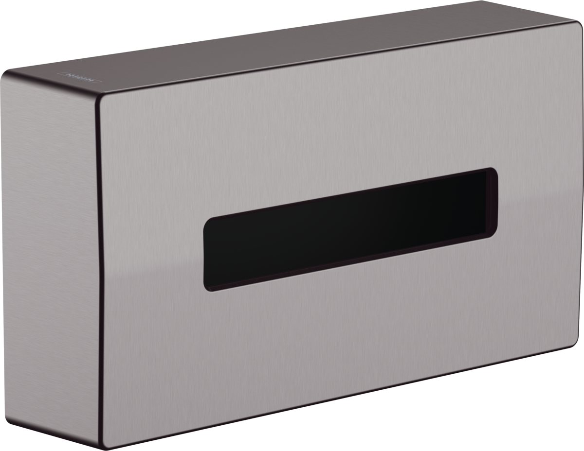 Hansgrohe Addstoris Tissue Box - Brushed Black Chrome - 41774340