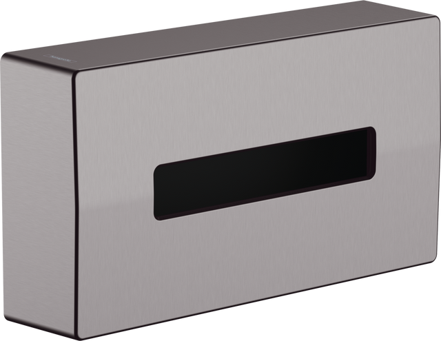 Hansgrohe Addstoris Tissue Box - Brushed Black Chrome - 41774340