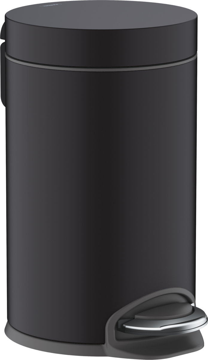 Hansgrohe AddStoris Pedal Bin - Matt Black - 41775670