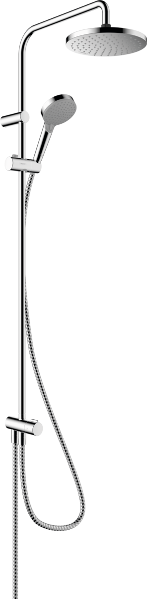 Hansgrohe Vernis Blend Showerpipe 200 1jet Ecosmart Reno - Chrome - 26099000