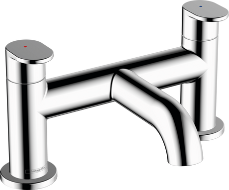 Hansgrohe Vernis Blend 2-hole Rim Mounted Bath Mixer - Chrome - 71442000