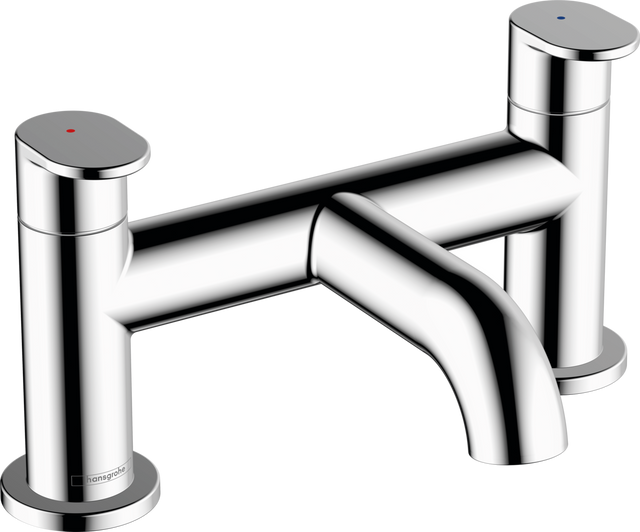 Hansgrohe Vernis Blend 2-hole Rim Mounted Bath Mixer - Chrome - 71442000