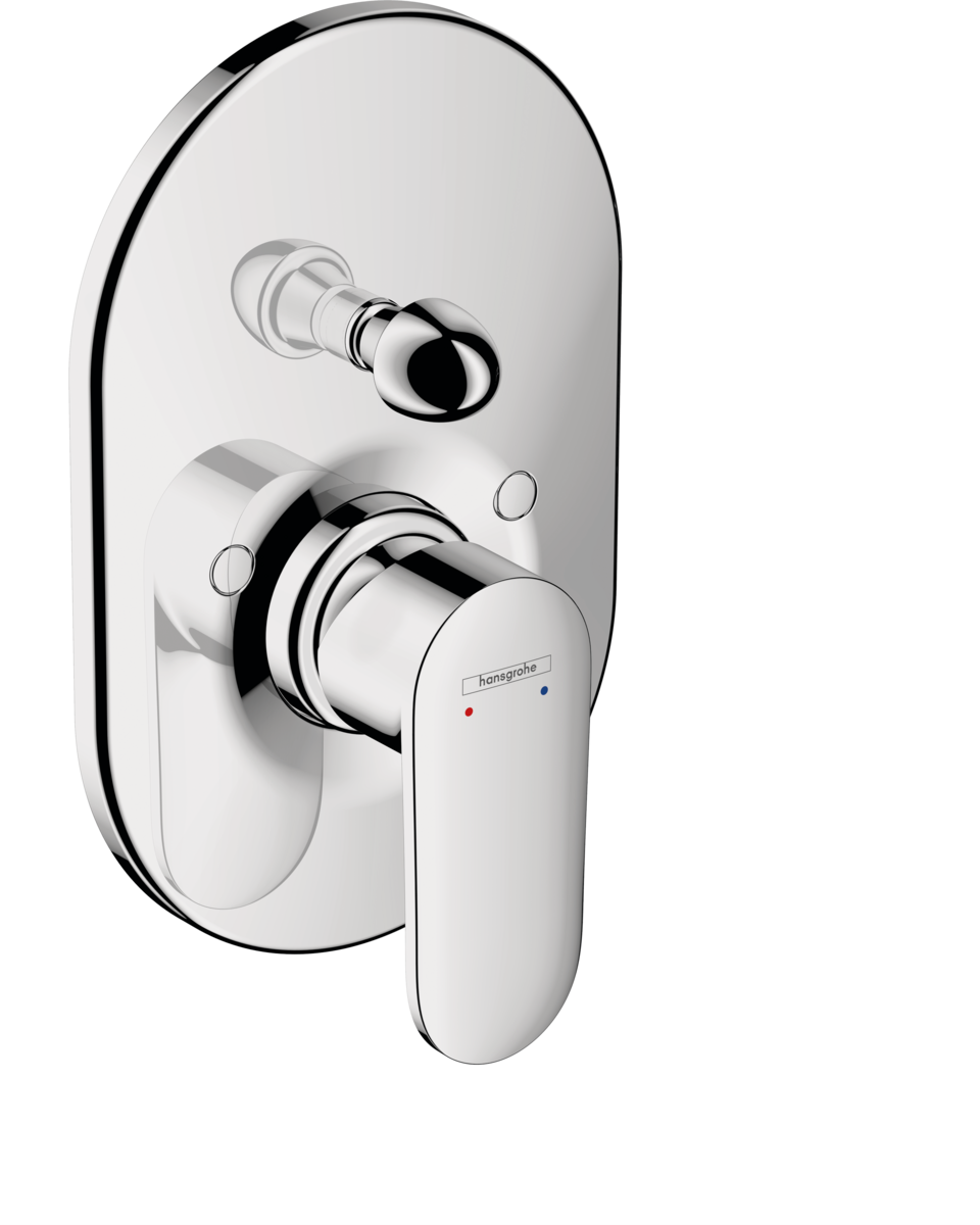 Hansgrohe Vernis Blend Single Lever Bath Mixer For Concealed Installation - Chrome - 71449000