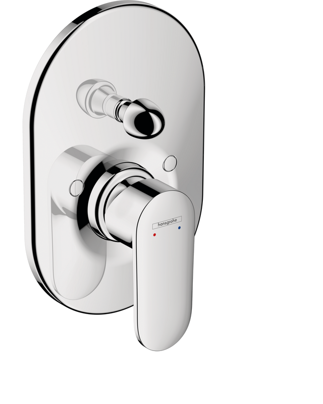Hansgrohe Vernis Blend Single Lever Bath Mixer For Concealed Installation - Chrome - 71449000
