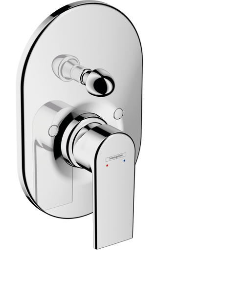 Hansgrohe Vernis Shape Single Lever Bath Mixer For Concealed Installation - Chrome - 71458000