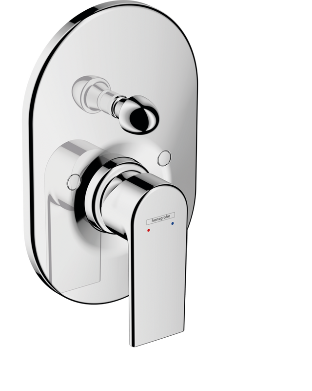 Hansgrohe Vernis Shape Single Lever Bath Mixer For Concealed Installation - Chrome - 71458000